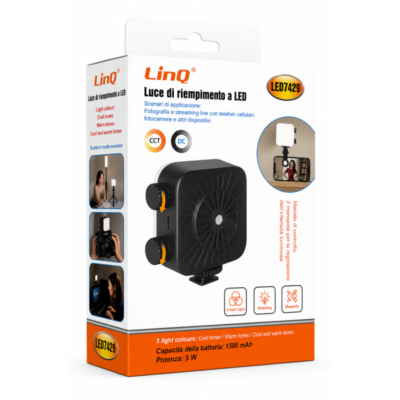 Lampe LED de remplissage LinQ LED7429 | AS Mobiles Guyane