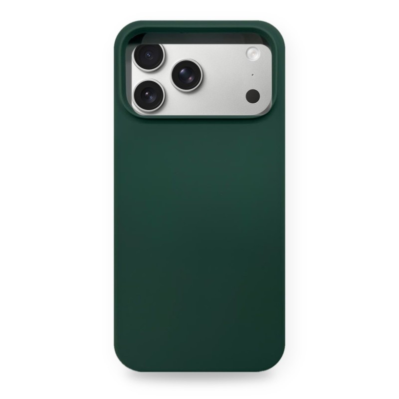 Coque silicone liquide iPhone 17 Pro Max Vert (iPhone non inclus)
