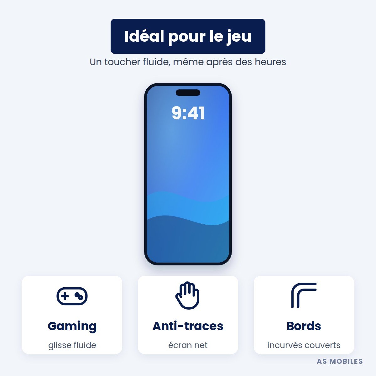 Film hydrogel mat idéal pour le jeu