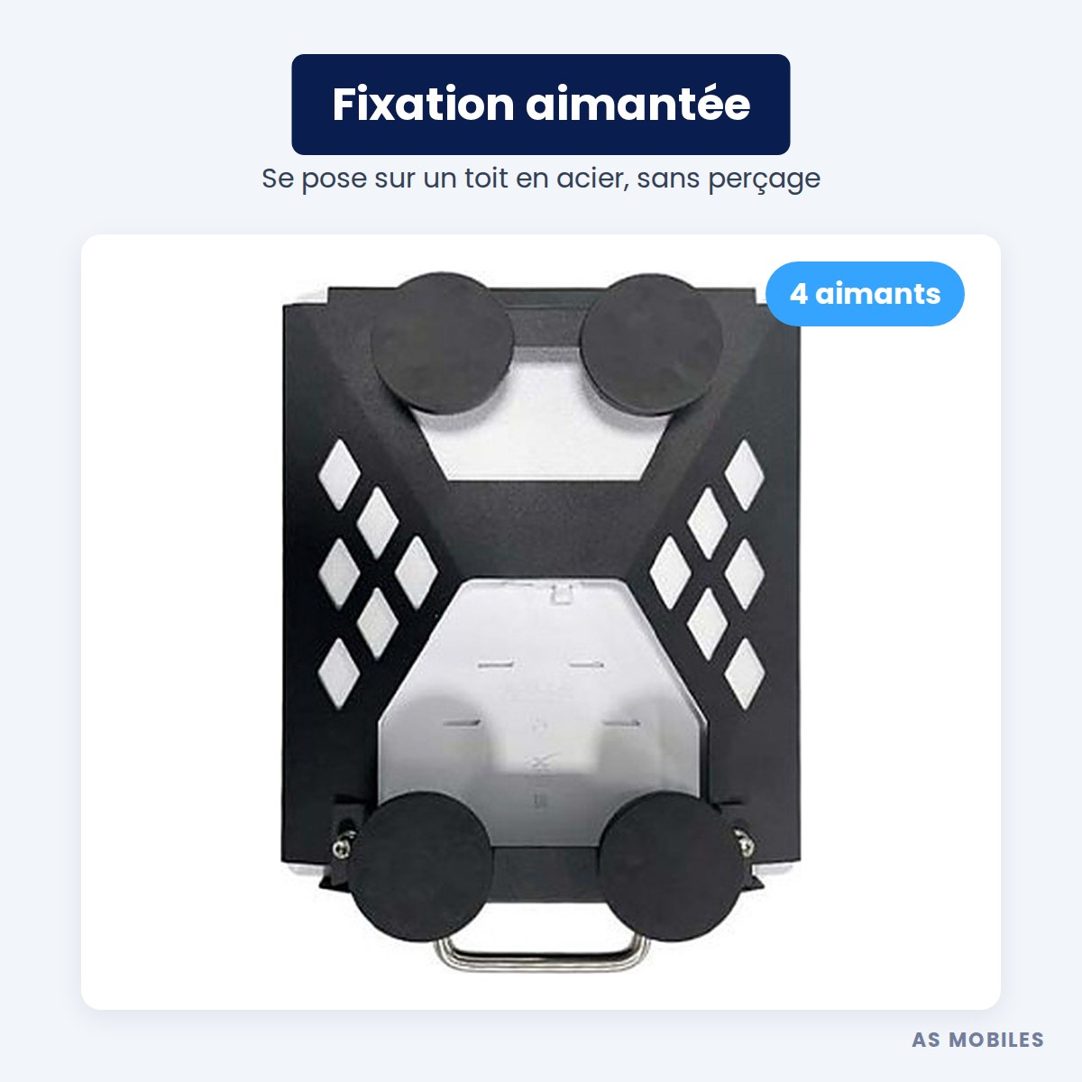 Support magnétique de toit pour Starlink Mini