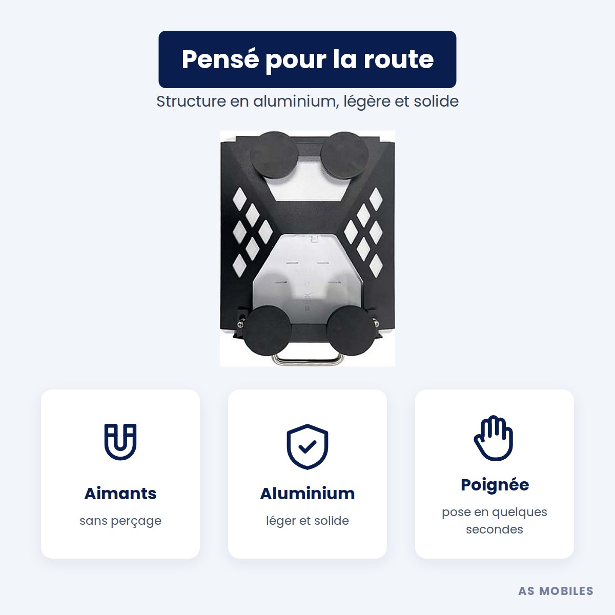 Support magnétique de toit pour Starlink Mini